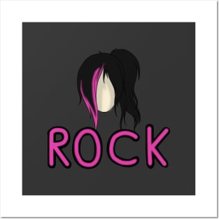 rocker gir Posters and Art